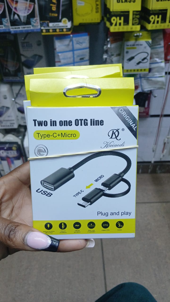 2 In 1 Otg Line - Type-c+micro